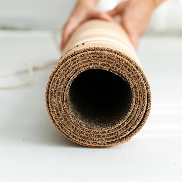 Doğal ve Kaymaz Mantar Yoga Matı - Pro - Görsel 6